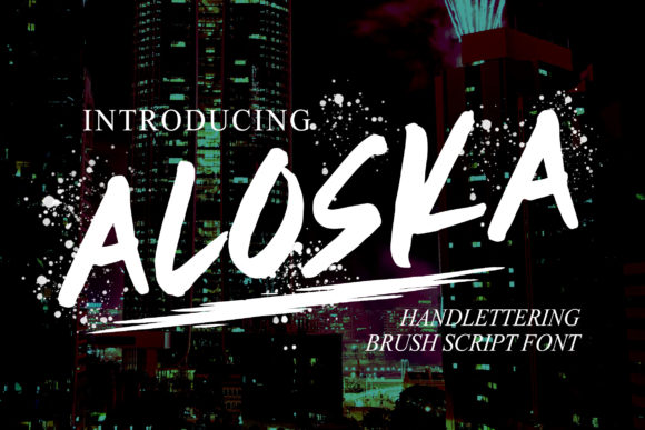 Aloska: A Handwritten Font That Makes Your Brand Feel Thoughtful