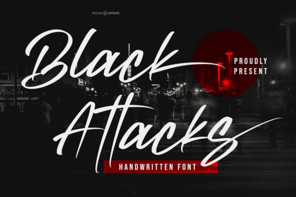 Black Attacks: A Refined Handwritten Typeface for Brand Moments