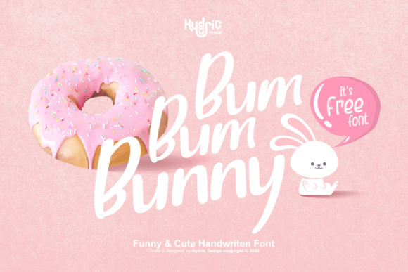 Bum Bum Bunny: A Warm, Handwritten Font That Elevates Small Business Branding