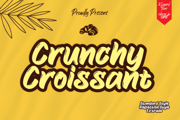 Crunchy Croissant: A Script Handwritten Font That Delivers Personality at First Glance