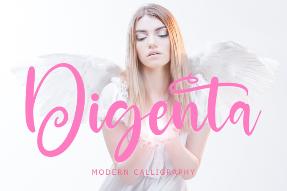 Digenta: A Refined Handwritten Typeface for Editorial Design