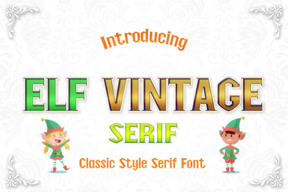Elf Vintage: A Bold Serif Font for Distinctive Web Headlines