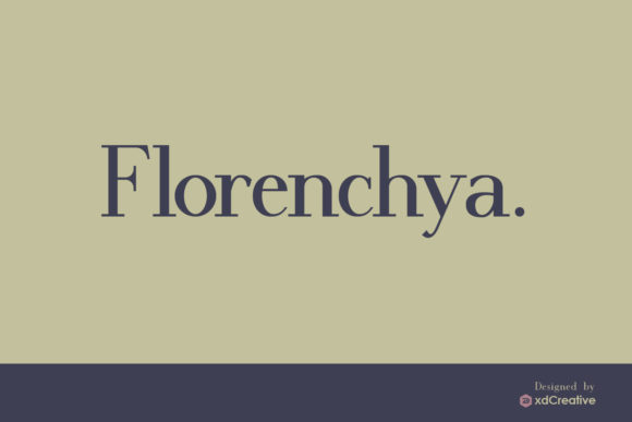 Florenchya: A Refined Serif Font for Digital Brand Clarity