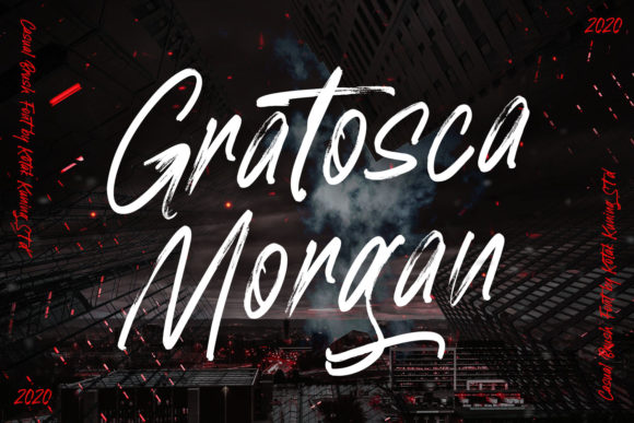 Gratosca Morgan: A Warm, Brush-Script Font for Handmade Charm