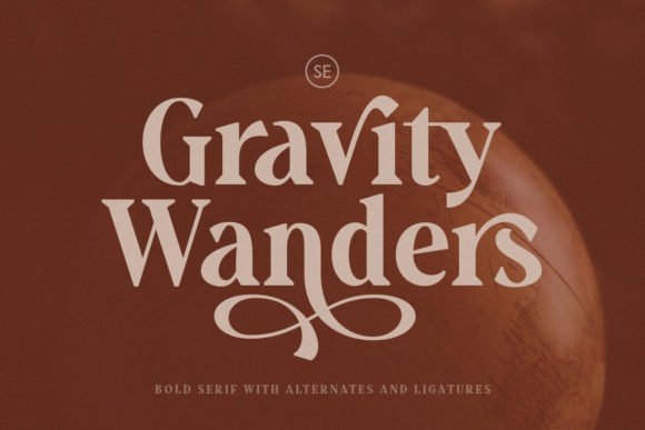 Gravity Wanders: A Serif Font That Elevates Real Small Business Branding