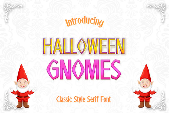 Halloween Gnomes: A Bold Serif Font for Standout Branding