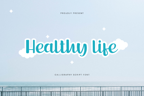 Healthy Life: A Friendly Handwritten Font for Editorial Design