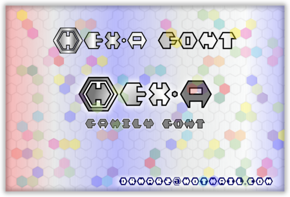 Hex-a: A Sharp, Confident Decorative Typeface
