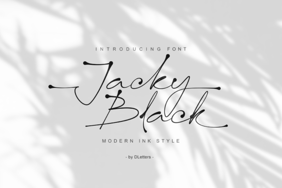 Jacky Black: A Script Handwritten Font That Elevates Campaign Headlines