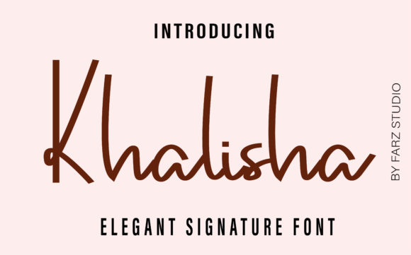 Khalisha: A Friendly Handwritten Font for Campaign Warmth