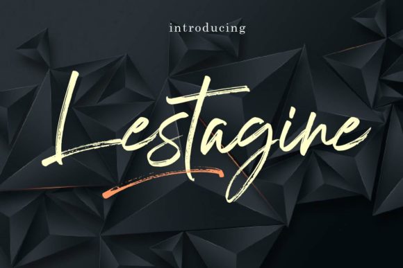 Lestagine: A Handwritten Font That Breathes Calm Into Editorial Design