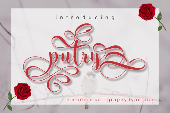 Putry: A Romantic Script Font for Digital Brand Moments
