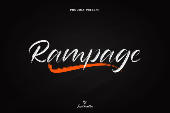 Rampage Font: A Bold Script Typeface for Scroll-Stopping Campaigns