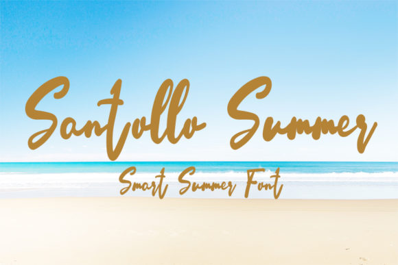 Santollo Summer: A Handwritten Font That Breathes Life Into Editorial Design