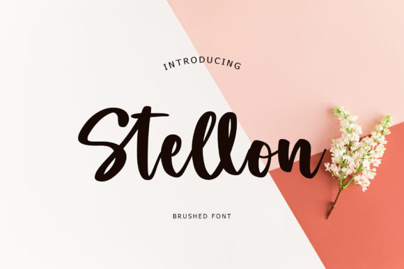 Stellon: A Sweet, Elegant Handwritten Font for Brand Identity
