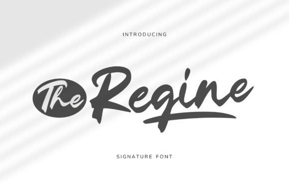 The Regine: A Script Handwritten Font That Makes Your Brand Feel Thoughtfully Crafted