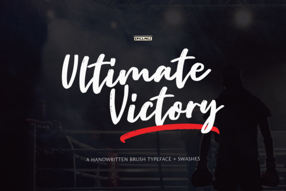 Ultimate Victory Font: A Brush-Pen Script That Lands With Intent