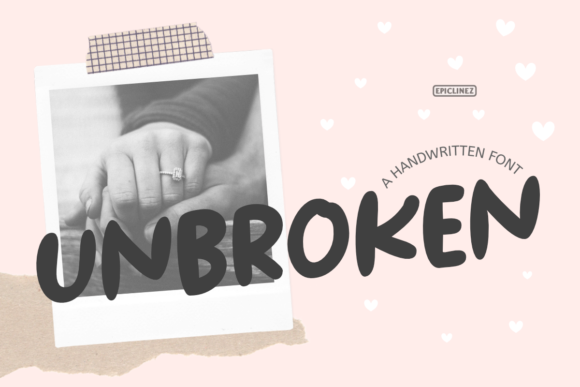 Unbroken: A Bold Handwritten Font for Crafters & Sellers