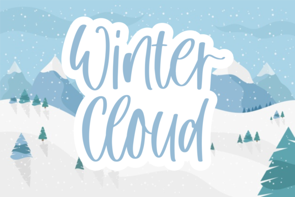 Winter Cloud: A Handwritten Font That Makes Your Campaign Feel Human